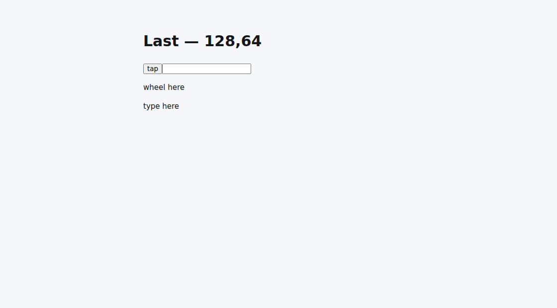 Echo.sbmx running in a browser